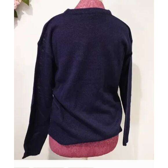 Brave Soul Navy Reindeer / NEW / Christmas ugly sweater - Picture 3 of 6